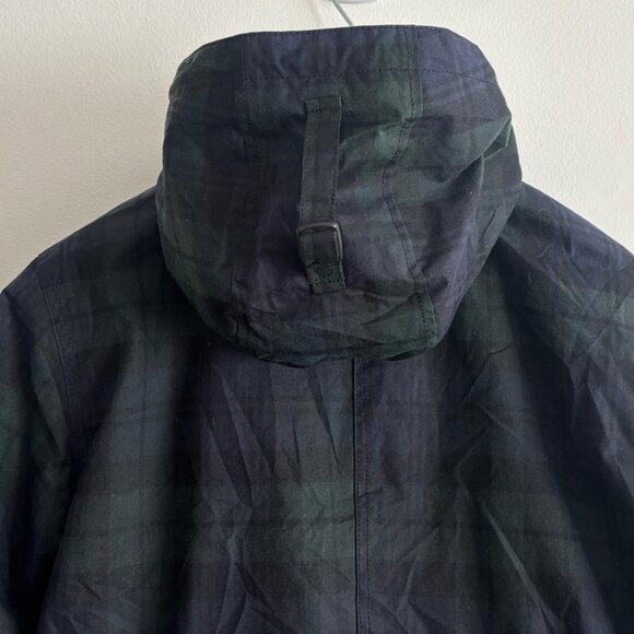 $550 Club Monaco Waxed British Millerain Cotton Military Snorkel Jacket - Small - Picture 14 of 16